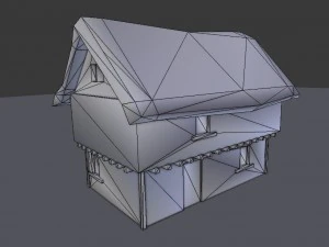 medieval farm house 1 3D Model
