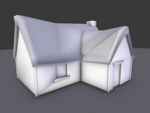 medieval farm house 2 3D Model