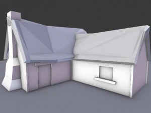 medieval farm house 3 3D Model