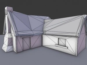 medieval farm house 3 3D Model