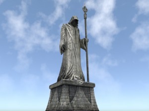 wizard statues Modelo 3D