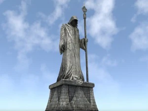 tovenaarsstandbeelden 3D Model