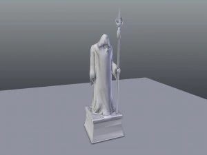 wizard statues 3D Model