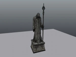 wizard statues 3D Model