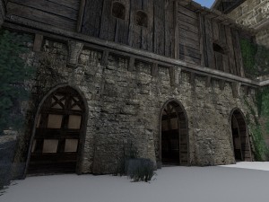 medieval city storehouse 3D Model