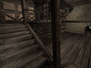 medieval city storehouse 3D Model