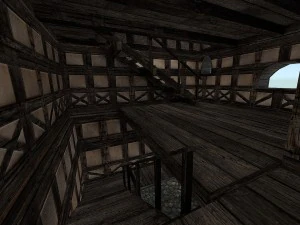 medieval city storehouse 3D Model