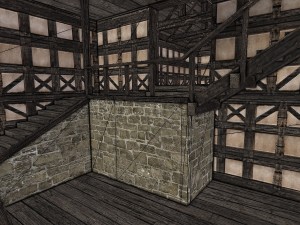 medieval city storehouse 3D Model