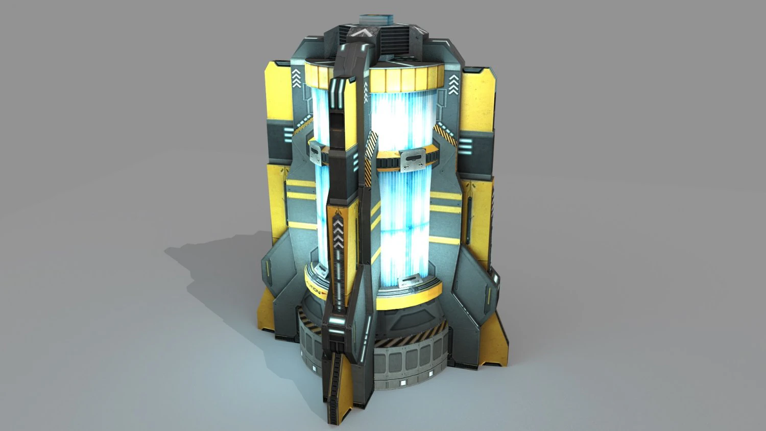 sci fi power generator 3D Model .c4d .max .obj .3ds .fbx .stl .blend 