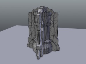 sci fi power generator 3D Model