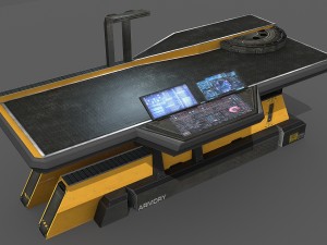sci fi repair table 3D Model