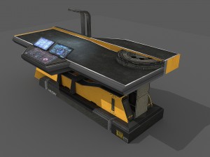 sci fi repair table 3D Model
