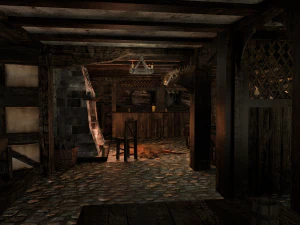 medieval city tavern 3D Model