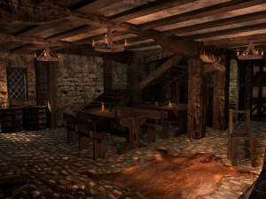 medieval city tavern 3D Модель