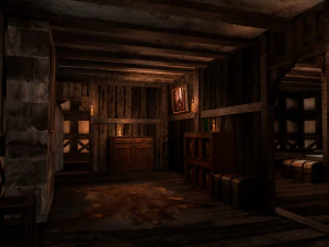 medieval city tavern 3D Model