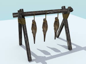 hanging birds Modelo 3D