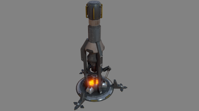sci fi resource extractor Modèle 3D .c4d .max .obj .3ds .fbx .stl .blend 