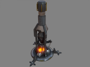sci fi resource extractor 3D 模型