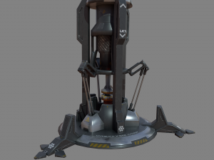 sci fi resource extractor Modèle 3D