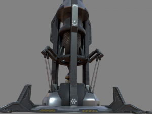 sci fi resource extractor Modèle 3D