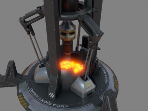 sci fi resource extractor Modèle 3D