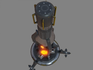 sci fi resource extractor Modèle 3D