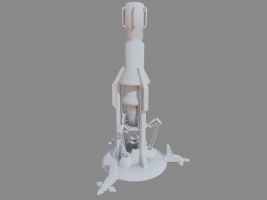 sci fi resource extractor Modèle 3D