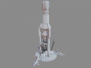 sci fi resource extractor Modèle 3D