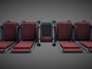 industrial chair modular pack Modèle 3D