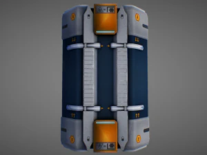 Science-Fiction-Container 01 3D Modell