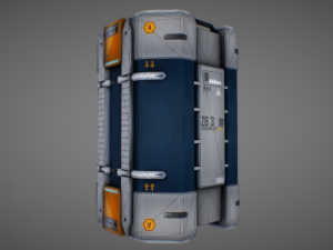 sci fi container 01 3D Model