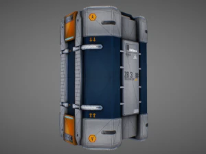 Science-Fiction-Container 01 3D Modell