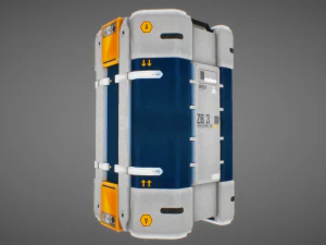 Science-Fiction-Container 01 3D Modell
