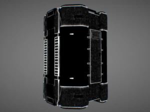 Science-Fiction-Container 01 3D Modell