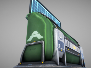 sci fi console 01 Model 3D