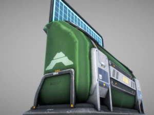 console de fic&ccedil;&atilde;o cient&iacute;fica 01 Modelo 3D