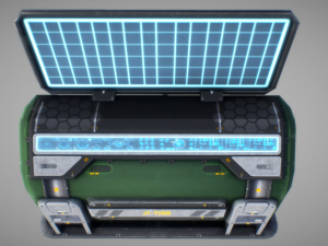 sci fi console 01 Model 3D