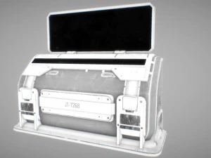 console de fic&ccedil;&atilde;o cient&iacute;fica 01 Modelo 3D