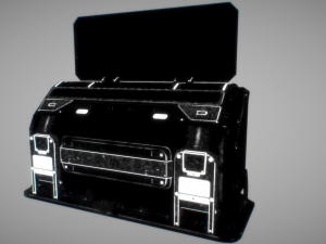 sci fi console 01 Model 3D