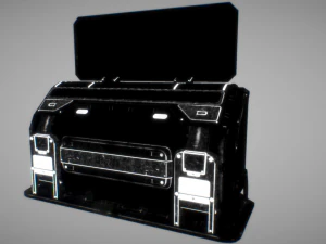 console de fic&ccedil;&atilde;o cient&iacute;fica 01 Modelo 3D