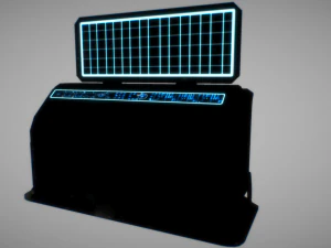 console de fic&ccedil;&atilde;o cient&iacute;fica 01 Modelo 3D