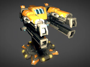 sci fi plasma cannon 3D Model