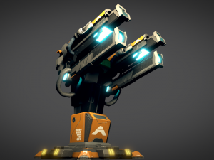 sci fi plasma cannon Model 3D