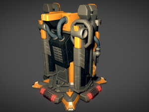 sci fi plasma cannon Model 3D