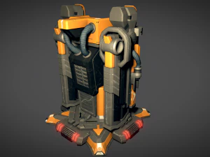 sci fi plasma cannon 3D Model