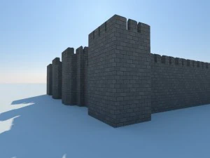 medieval castle 3D Model