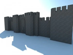 medieval castle 3D Model