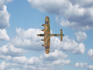 lancaster military 3d fighter model 3D Model