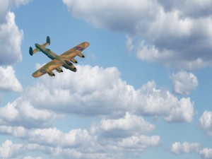 lancaster military 3d fighter model Modelo 3D
