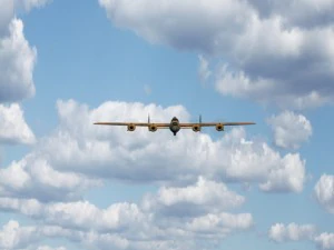 lancaster military 3d fighter model 3D Model